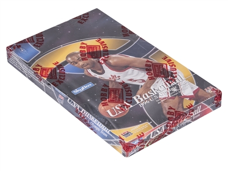1996 Skybox Olympic USA Basketball Factory Sealed Hobby Box (24 Packs)